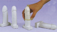 Инструмент тренировки презерватива имитатора 12pcs Lifelike мужского пениса модельный