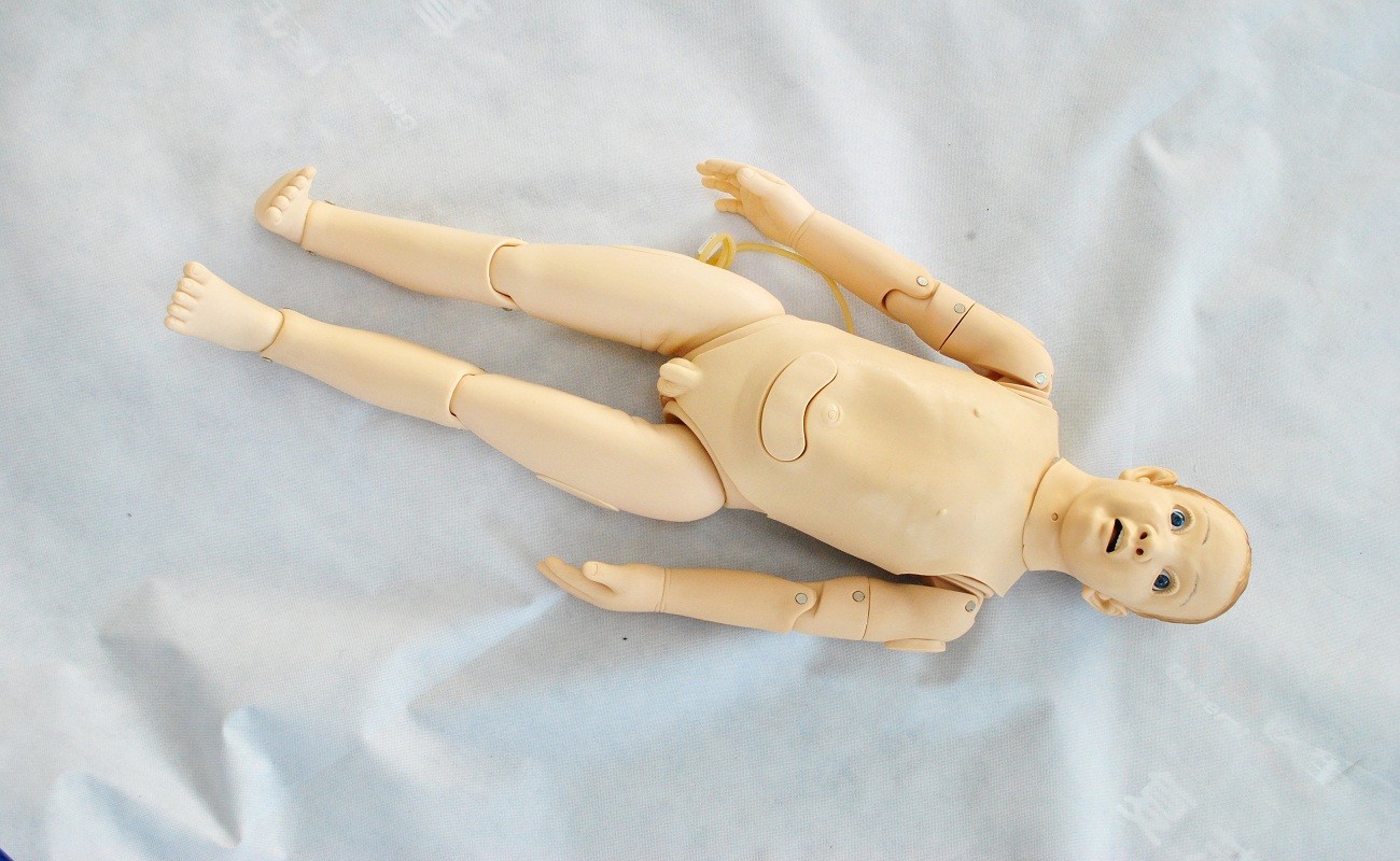 Смешанный резиновый трёхлетний младенческий manikin для тренировки интубации Nasogastric