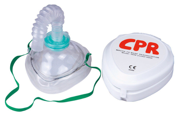 Тренировка спасения CPR оборудования скорой помощи дыхательной маски силикона геля кремнезема непредвиденная