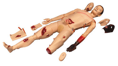 Предварительный людской имитатор травма с PVC, манекеном скорой помощи для Enswathement