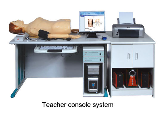 Высокая толковейшая цифровая сеть с подбрюшной женщиной Manikin аускультации